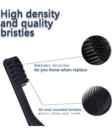 JUPSDDTH Electric Toothbrush Replacement Heads 4-Pack - Compatible with Quip Toothbrush (Black) - Buy Online on GoSupps.com