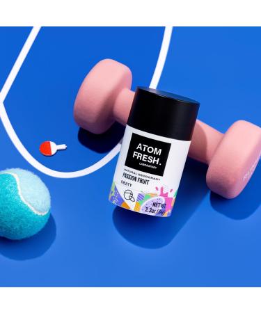 Natural Deodorant for Women & Men - Aluminum Free Vegan Cruelty Free Passion Fruit 2.3 Oz - Effective Odor Protection - Buy Online on GoSupps.com