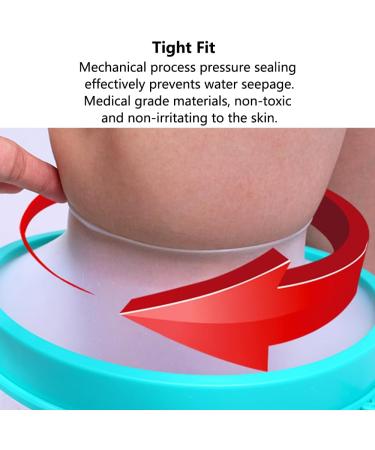 Waterproof Cast Cover for Shower - Adult Leg Cast Protector (Calf) - Reusable & Watertight Seal - Funnytek C445670 - Buy Online on GoSupps.com