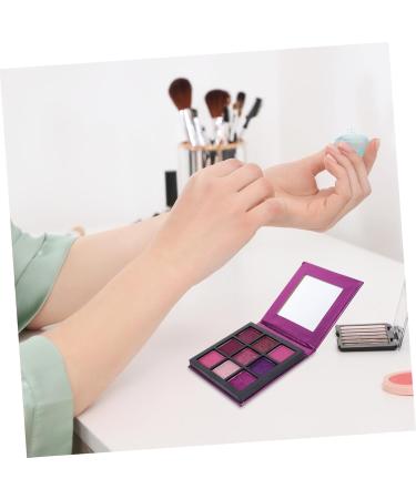 Healvian 2pcs 9 Makeup Palette Eyeshadow Women Eye Shadow Metallic Eye Shadow Palettes Purple - Buy Online on GoSupps.com
