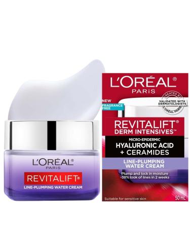L'Oreal Revitalift Derm Intensives Micro-Hyaluronic Acid + Ceramides Line-Plumping Water Cream
