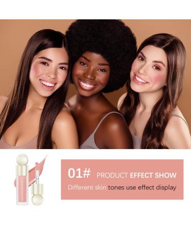 YU KUI LX Liquid Blush (01 Bliss) - Cream Blush for Cheeks - Natural-Looking Skin Tint Makeup - Long-Lasting Formula - Buy Online on GoSupps.com