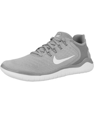 Nike Men's Free RN 2018 Running Shoe 10.5 Grey Wolf Grey/White/Volt - Buy Online on GoSupps.com