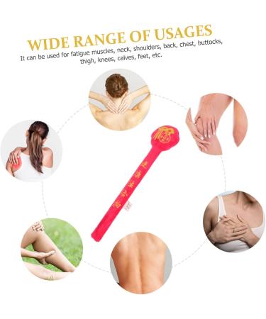 Minkissy Manual Massage Hammer Paddle - Leg & Back Massage Device 48x11cm | Flannel Fitness Tool - Buy Online on GoSupps.com