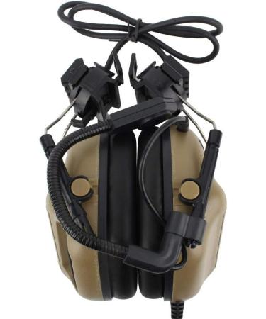 Noise Cancelling Tactical Headphones for Combat Games - CS (Brown) | Premium Gaming Audio - Buy Online on GoSupps.com