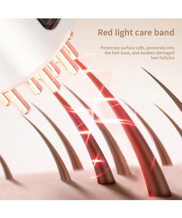 Hair Oil Applicator & Scalp Massager - 2-in-1 Oil Applicator Brush for Hair Growth - Red Light Therapy - Advanced Scalp Care - 2 Pieces - Buy Online on GoSupps.com