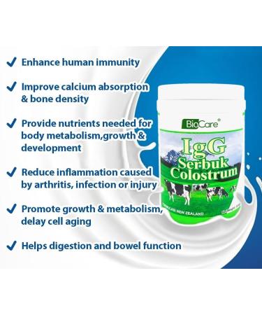 ALIBOOSTER - Colostrum IGG powder 300g 100% natural - Buy Online on GoSupps.com