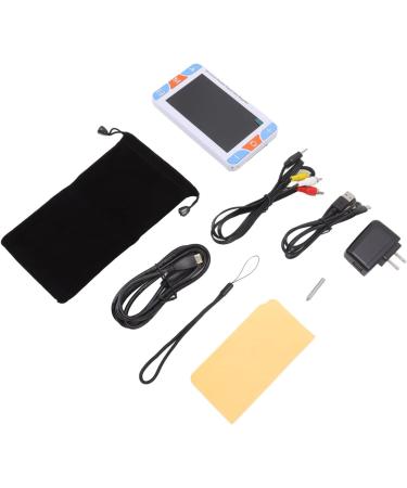 Portable Digital Magnifier 5.0inch Digital Magnifier with Handle 3 Million Fixed Focusing 3X To 48X Zoom 26 Color Modes Electronic Magnifier for Reading Books Style 1 - Buy Online on GoSupps.com