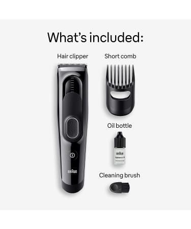 Buy Braun Hair Clippers Series 5 5310 - 9 Length Settings Ultra-Sharp Blades Memory SafetyLock - Best Hair Clippers for Men - Fast International Shipping - Buy Online on GoSupps.com