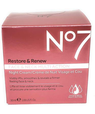 No7 Restore & Renew Multi Action Night Cream - 1.69oz Night Cream