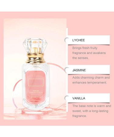 Lychee Perfume for Women Long Lasting Fragrance Pheromones Perfumes Hair and Body Fragrance Jasmine Rose Vanilla Fine and Smooth Fragrance Mist Nourishing and Hydrating Hair Shine Spray (Lychee) - Buy Online on GoSupps.com