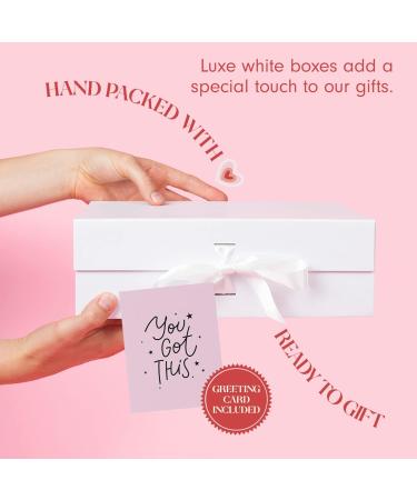 Unboxme Relaxation Gift Basket for Women - Vegan Hand Cream, Sheet Mask, Herbal Bath Soak, Organic Tea, Socks, Scrunchie & Encouragement Card - Buy Online on GoSupps.com