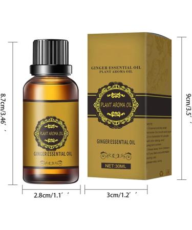 Lovilds Lymph Drainage Ginger Oil - Natural Essential Oil for Massage & Detox (30ml 2PCs) - Buy Online on GoSupps.com