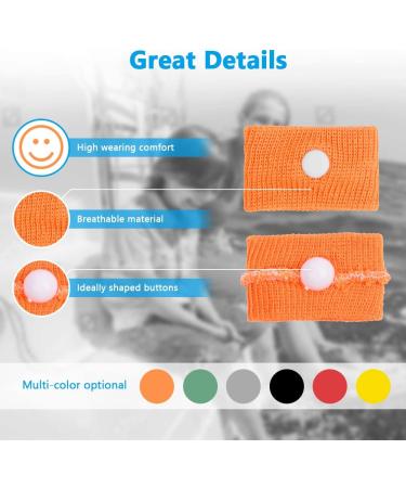 ACWOO Motion Sickness Wristbands 6 Pairs Natural Sickness Bands for Kids & Adults Anti-Nausea Wristbands for Car Sea Sickness Relief Wristbans for Sea Flying Travel 6 Pairs -a - Buy Online on GoSupps.com