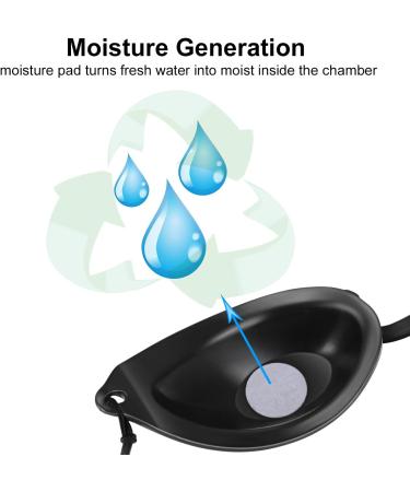 3D Hydrating Moisture Sleep Mask for Dry Eye Relief Hydrating Dry Eye Relief Sleep Mask CPAP Moisture Eye Mask for Sleeping Best Sleep Eye Mask for Women and Men - Buy Online on GoSupps.com