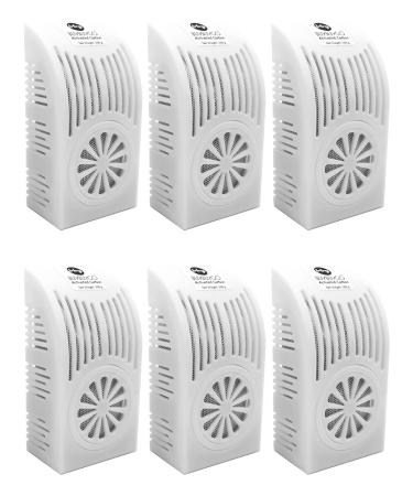 6-Pack x 200g Charcoal Bags with Plastic Box, Activated Carbon Bamboo Charcoal Air Purifying Bag for Refrigerator, Wardrobe, Closet, Shoebox, Drawer, Pet Home, Storage Room