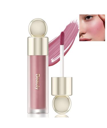 Xcreando Blush Makeup Soft Cream Blush for Cheeks Matte Blush Stick for Cheek Eye Lip Skin Tint Dewy Finish Weightless Natural-Looking (#1 morning rose)