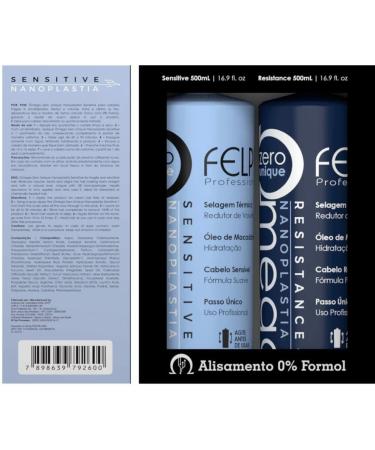  Felps Professional Felps Omega Zero Unique Nanoplastia Resistance & Sensitive Smoothing Duo Kit (2 x 1000 ml) - Buy Online on GoSupps.com