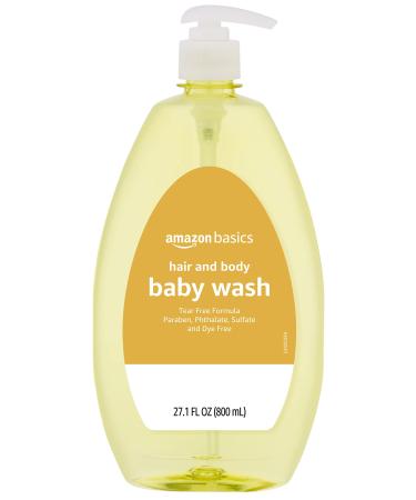 Amazon Basics Tear-Free Baby Hair and Body Wash, 27.1 Fluid Ounce, 1-Pack (Previously Solimo)