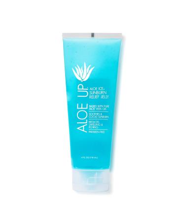Aloe Up Sport Sunscreen Lotion SPF 50 and Aloe Ice Sunburn Relief Jelly - Bundle with Sun Screen Protector for Face and Body and After Sun Gel - With Pure Aloe Vera Gel - Reef Friendly - 2 Items - Buy Online on GoSupps.com