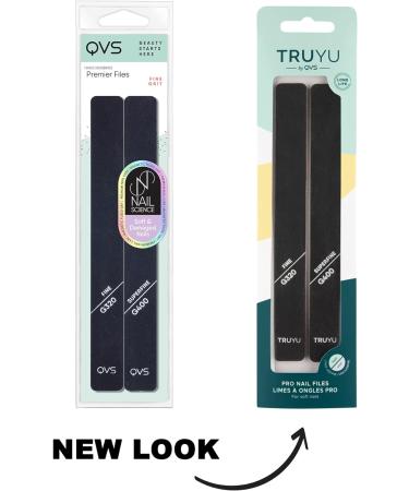 Truyu Pro Nail Files (2pk) - Fine & Superfine Files for Nail Restoration - Ideal for Soft or Damaged Nails - Buy Online on GoSupps.com