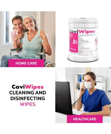 Metrex CaviWipes Disinfecting Towelettes - 160 Count Canister White - Buy Online on GoSupps.com