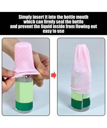 USHXVG 12 Pieces Of Silicone Leak-Proof Bottle Covers Separate Bottle Protective Covers Spill-Proof And Leak-Proof Stretchable Elastic Leak-Proof Covers Suitable For Business Trips And Travel - Buy Online on GoSupps.com