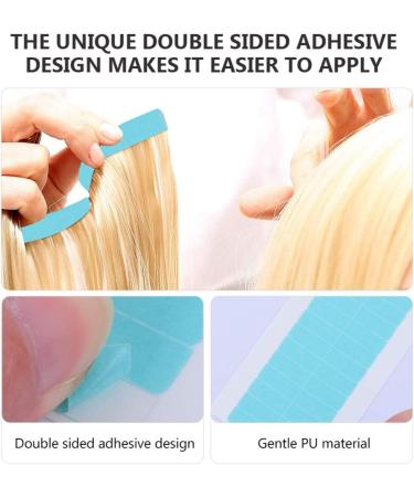 6 Double Sided Adhesive Hair Extension Front Wig Tape Hair Extension Tool Adhesive Hair Tape Double Sided Extension Tape Double-sided Tape Hair Extension Tape Patch Replace Pu - Buy Online on GoSupps.com