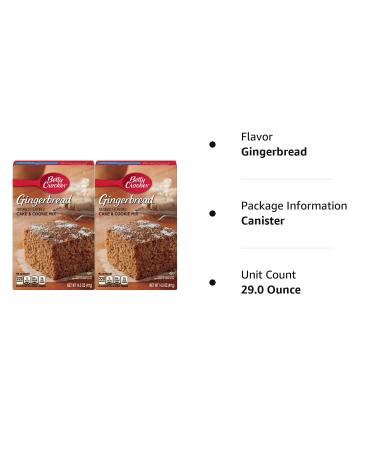 Betty Crocker Gingerbread Cake & Cookie Mix - 14.5 oz - 2 pk Gingerbread 14.5 Ounce (Pack of 2) - Buy Online on GoSupps.com