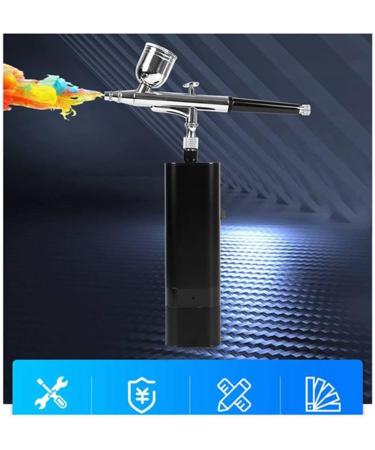 ALGONETO Unique Airbrush Kit Powerful Compressor with Type Tools for Art Model Body Paint Artist Makeup Tools(A) - Buy Online on GoSupps.com