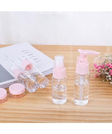 POPETPOP 1 Set Cosmetic Dispensing Bottle Lotion Bottle Cosmetics Kits Toiletries Cosmetic Storage Bottle Clear Container Lotion Container Sample Containers Portable Cream Travel 6.04X3.3cm Pink - Buy Online on GoSupps.com