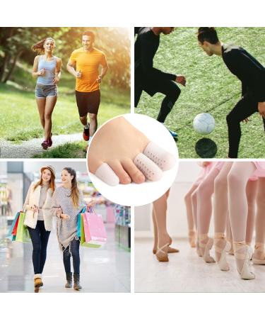 Bukihome 16 Pcs Silicone Toe Protectors with Aloe Vera Extract - Big Toe Caps and Sleeves for Ultimate Protection - Buy Online on GoSupps.com