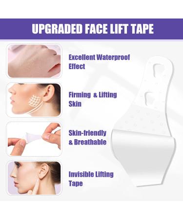 Oh K! Face Lift Tape 60 Pack - Waterproof Face Lift Stickers for Wrinkles, Double Chin & Sagging Skin - Buy Online on GoSupps.com