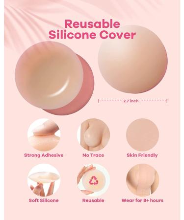 Breast Lift Tape for A-E Cup | Waterproof & Sweatproof | Push Up & Breathable | Includes Silicone Covers - Buy Online on GoSupps.com