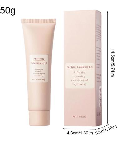 Facial scrub 50 g moisturizing gel pore care radiant complexion moisturizing cleanser for all skin types - Buy Online on GoSupps.com