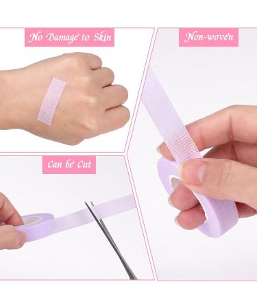 Lash Tape Vaktop 6 Rolls Eyelash Extension Adhesive | 0.5 inch x 10 Yards Purple Breathable Micropore Makeup Tape - False Lash Accessories - Buy Online on GoSupps.com