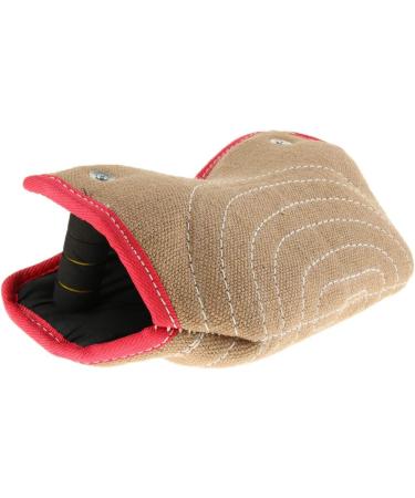 2 Handle Targeting Jute Bite Wedge Tug Toy Dogs Bite Sleeve Arm Protection for Dogs Work Dog Puppy Training Playing AOD - Buy Online on GoSupps.com