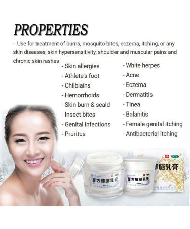DOK MAI Bao Shu Tang Bao Fu Ling Snow Lotus Cream for Itchy Skin Eczema & Insect Bites - 100g | Fast International Shipping - Buy Online on GoSupps.com