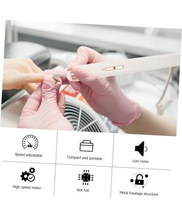 FRCOLOR 2 Sets Nail Polisher Nail Drill Manicure Tool Nail Kits Professional Manicure Kit Motor Kit Professional Nail Drill Kit U as Acrilicas Nail Tool Cordless White Plastic - Buy Online on GoSupps.com