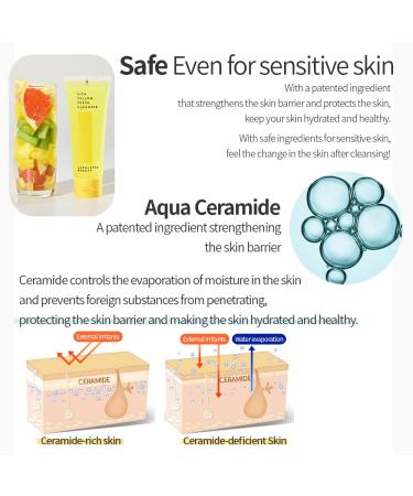 Beauty Vita Yellow Fresh Cleanser - Gentle Make-up Remover | 88% Moisturizing Essence | Korean Skincare 3.38fl.oz - Buy Online on GoSupps.com