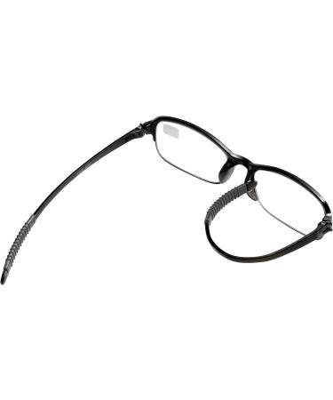 NRDIK Profex Lightweight Reading Glasses 3-Pack | Impact-Resistant Scratch-Proof Bendable | Unisex +1.0 to +4.0 Diopters - Oval Mixed Colors - Buy Online on GoSupps.com