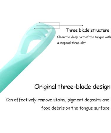 Soft Tongue Cleaner Brush - Bacteria Inhibitory & Odorless Tongue Scraper for Oral Health Care - 128mm Green - Buy Online on GoSupps.com