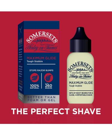 Somersets Maximum Glide Tough Stubble Shaving Oil - 35ml | Best International Shipping - Buy Online on GoSupps.com