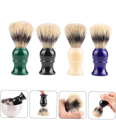 DOITOOL 4-Piece Shaving Brush Foam Tool Set - Grooming Comb with Plastic Handle | 10.5x3.9x3.9CM - Ideal for Men s Grooming - Buy Online on GoSupps.com