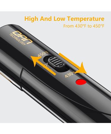 DAN Technology 450Small Electric Hot Comb for Wigs - Low/High Temperatures | Straightening Comb for Black Hair - Portable & Dual Voltage | Travel & Home - Buy Online on GoSupps.com