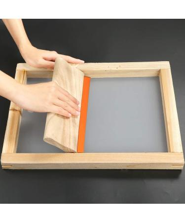 Caydo 3 Pieces 3 Sizes Screen Printing Squeegee  75 Durometer Wooden Ink Scraper for Screen Printing Fabric  5.9 Inch  9.4 Inch and 13.7 Inch - Buy Online on GoSupps.com