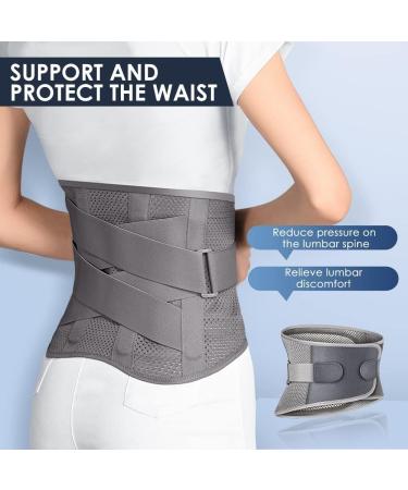 Lordosis Support Belt for Herniated Discs - Orthopedic Back Pain Relief for Men & Women | Gray M Size - Buy Online on GoSupps.com