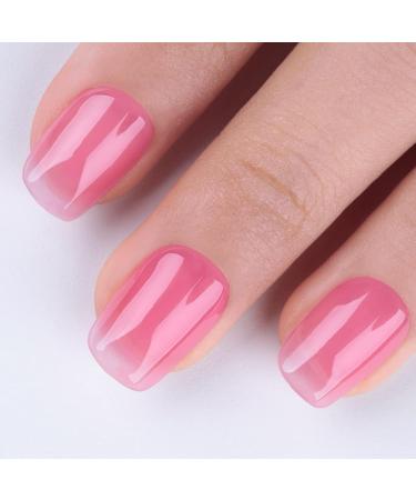 Imtiti Sheer Jelly Pink Gel Nail Polish - UV/LED Light Cure DIY Manicure 0.5 fl oz - Buy Online on GoSupps.com