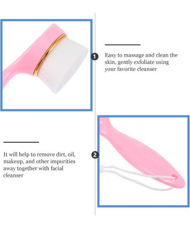 Shop the Best Manual Facial Brush - Pink Exfoliating & Cleansing Tool for Deep Pore Skin Care - Buy Online on GoSupps.com