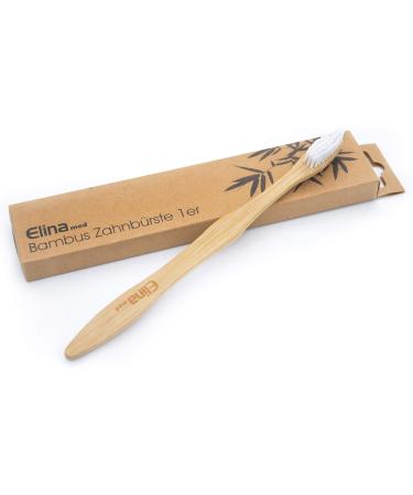 Eco-Friendly Bamboo Toothbrushes 5-Pack | Sustainable Wooden Medium Toothbrush Set for Travel - Buy Online on GoSupps.com
